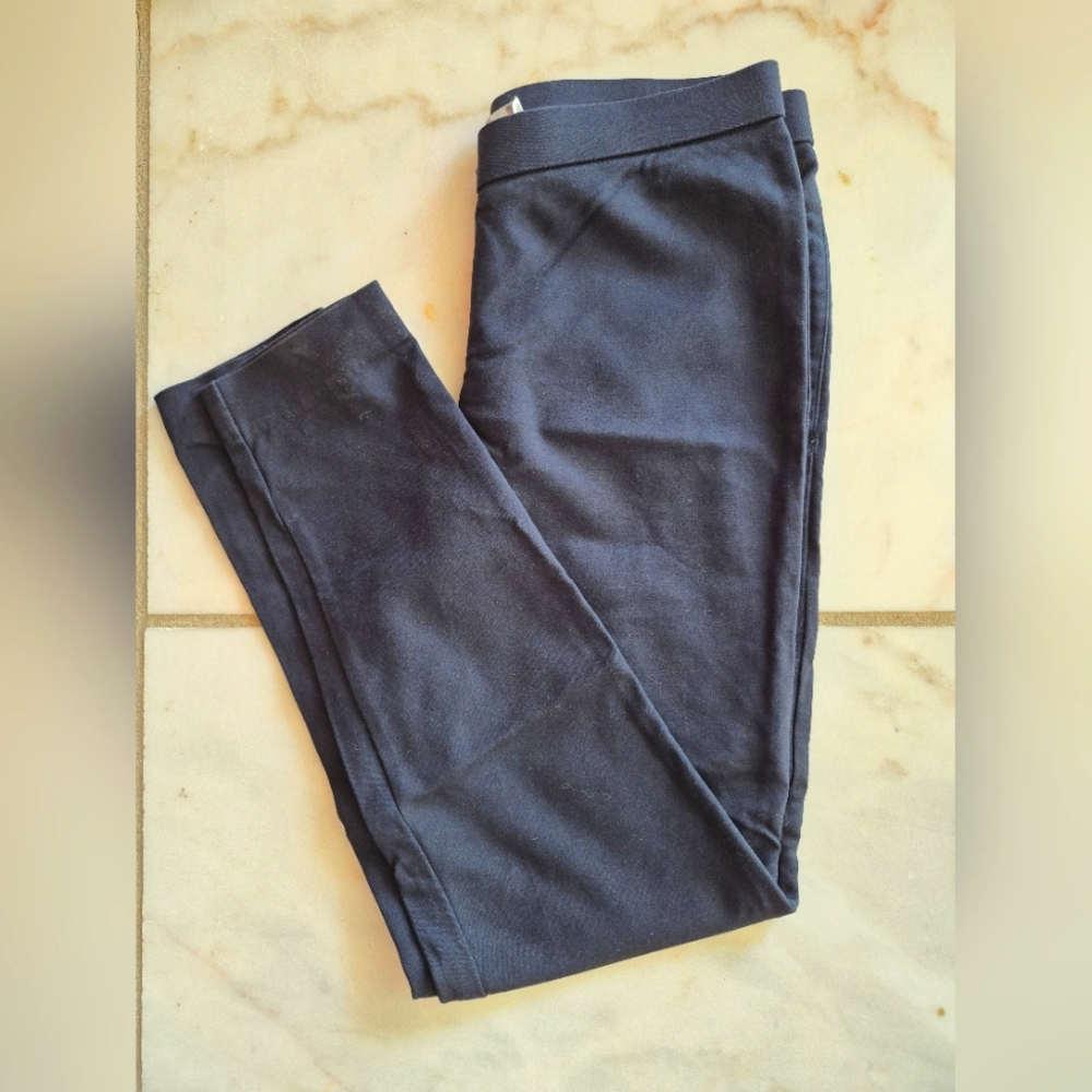 Simons Contemporaine Dress Pants Ankle Length Cropped Navy Dark Blue size 6